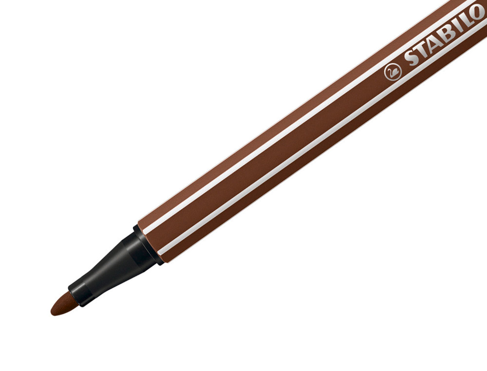 ROTULADOR STABILO ACUARELABLE PEN 68 MARRON PUNTA GRUESA 1MM
