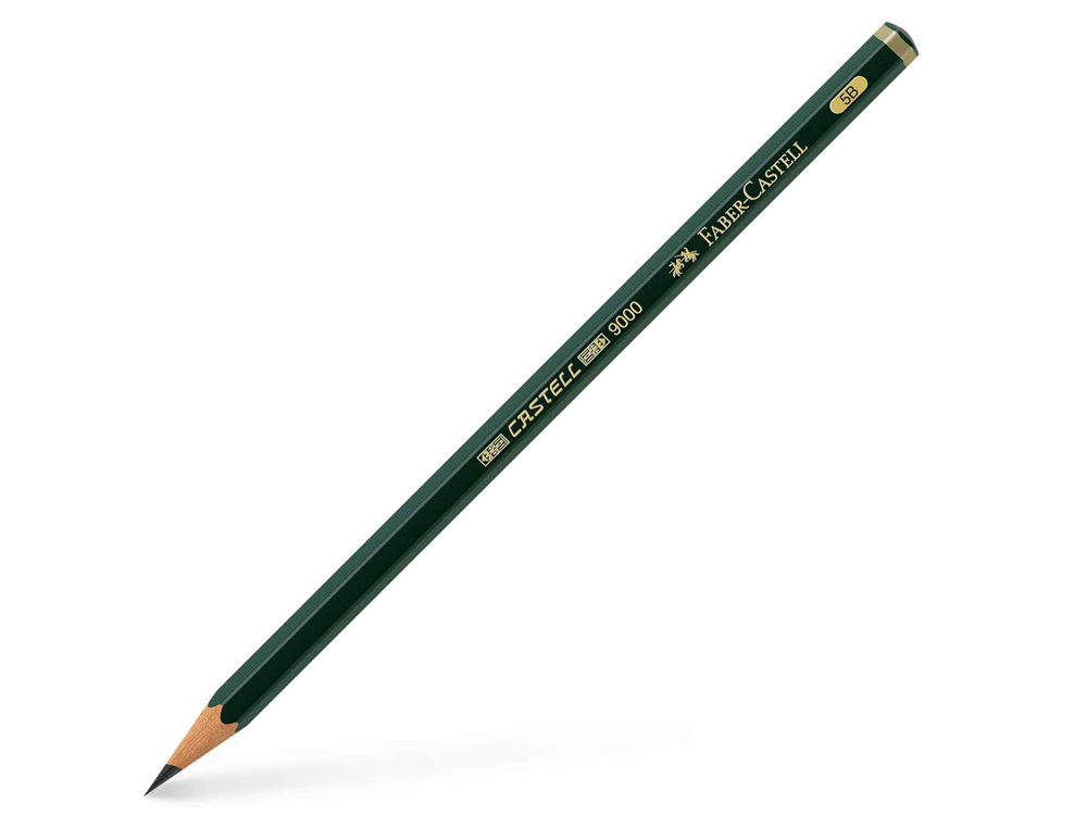 LAPICES DE GRAFITO FABER 9000 5B UNIDAD