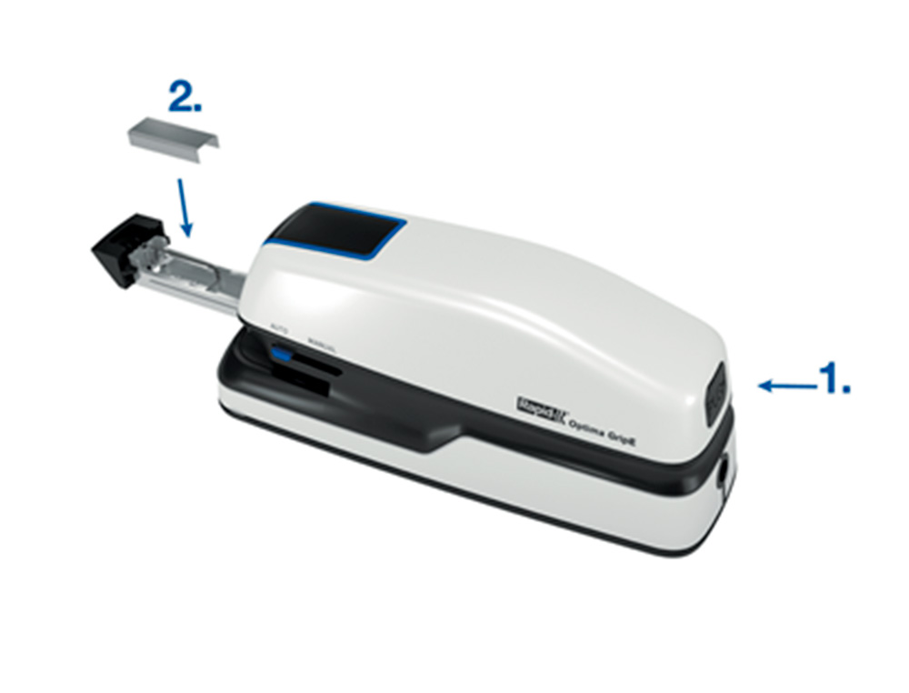 GRAPADORA RAPID ELECTRICA OPTIMA GRIP CAPACIDAD 20 HOJAS