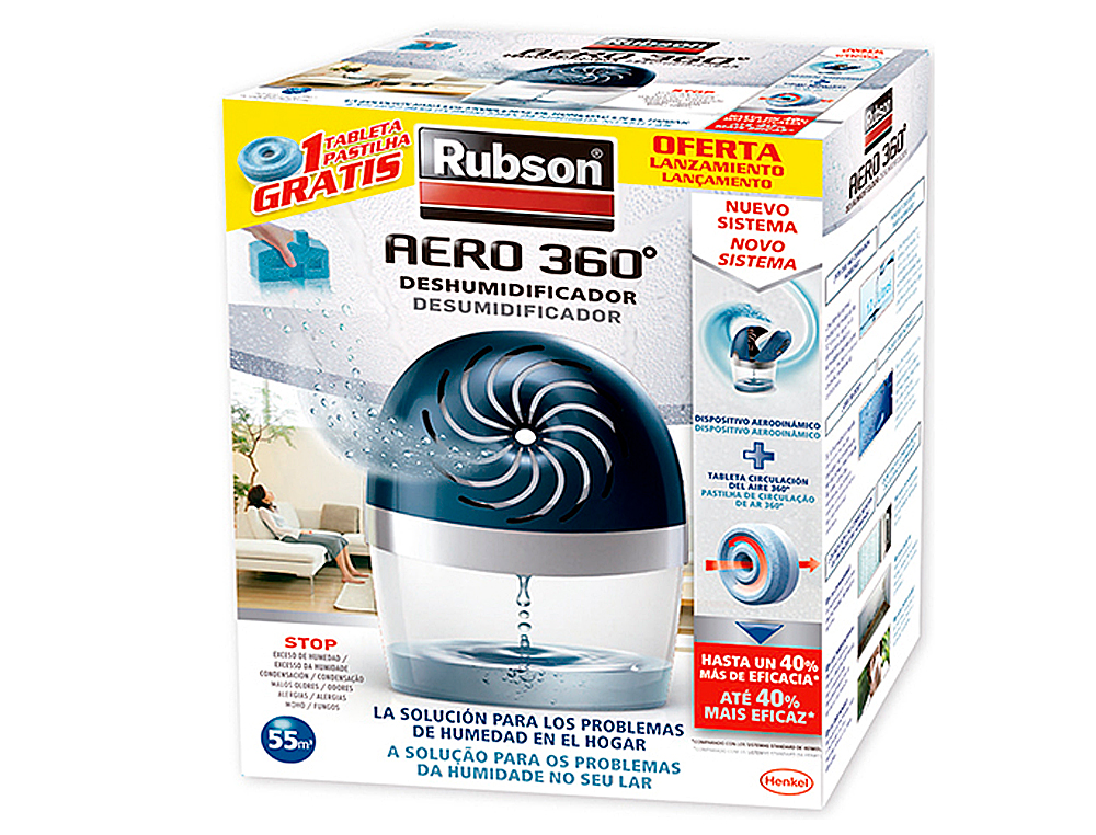 RECAMBIO PASTILLA DESHUMIDIFICADOR RUBSON AERO 360º