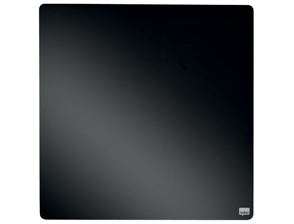 PIZARRA NOBO MAGNETICA PARA EL HOGAR COLOR NEGRO 360X360 MM
