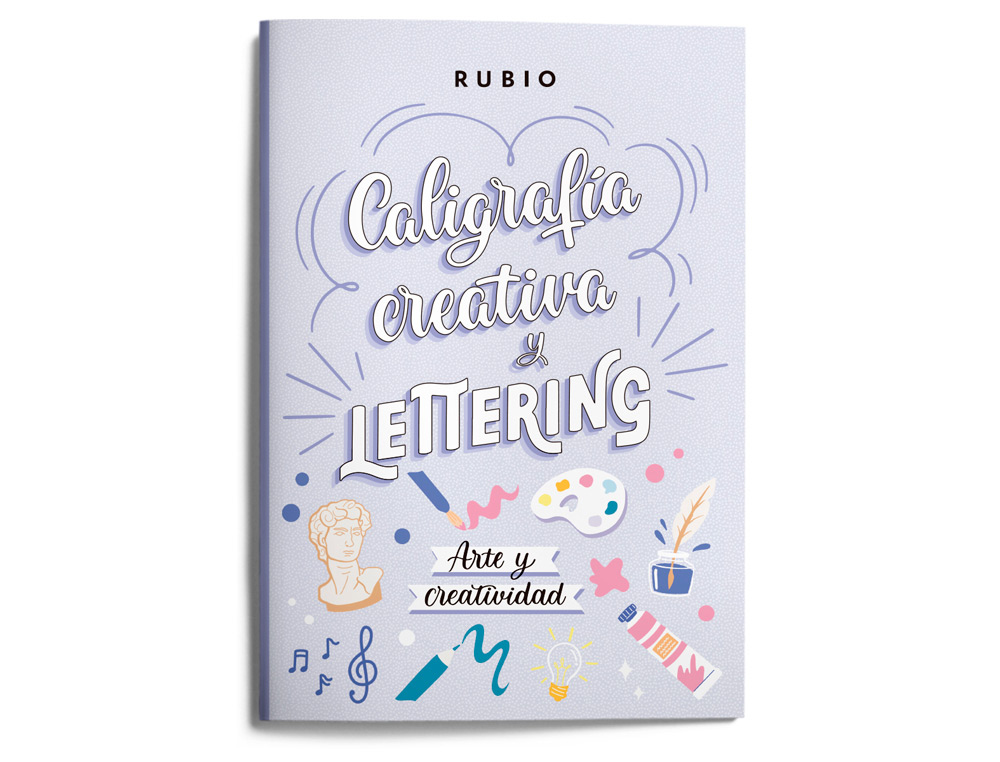 CUADERNO RUBIO LETTERING CALIGRAFIA CREATIVA ARTE Y CREATIVIDAD