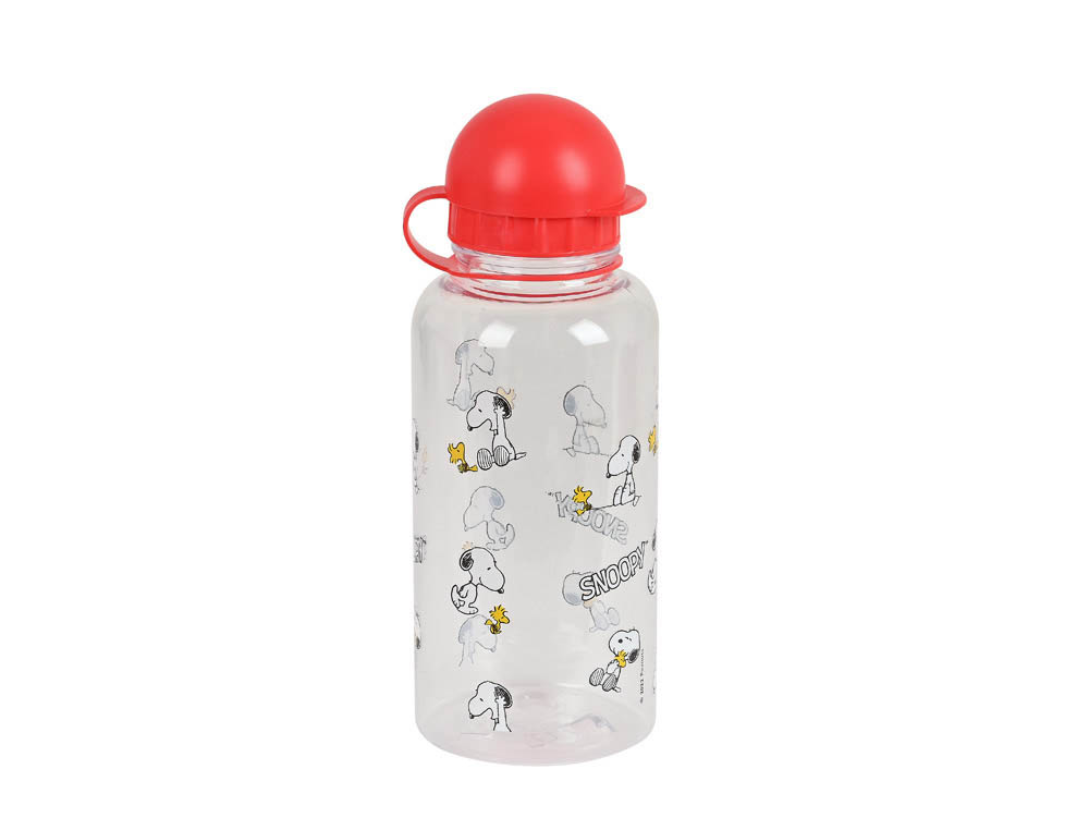 BOTELLA ESCOLAR SAFTA 500 ML 69X180 MM SNOOPY FRIENDS FOREVER