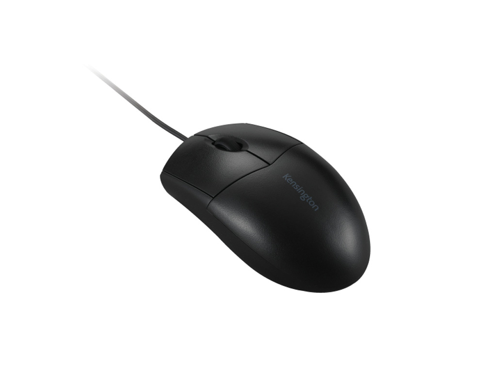 RATON KENSINGTON OPTICO PRO FIT 3 BOTONES 1600 DPI LAVABLE CON CABLE COLOR NEGRO