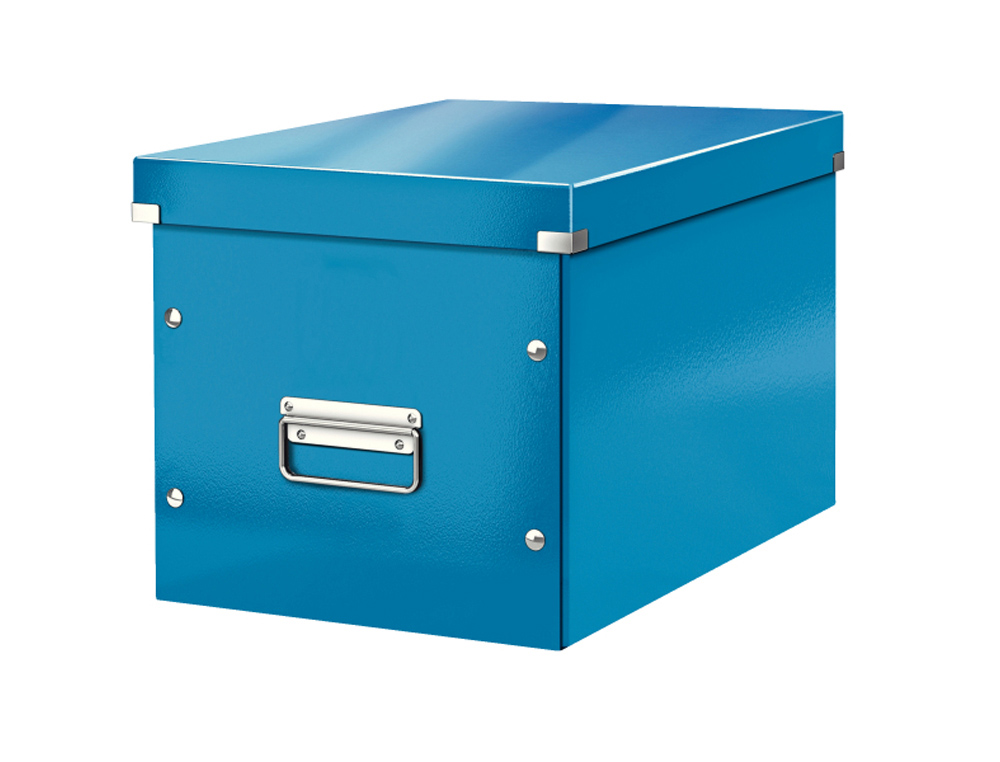 CAJA LEITZ CLICK&STORE CUBICA GRANDE COLOR AZUL 320X360X310 MM