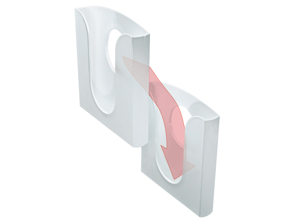 EXPOSITOR MURAL LEITZ DE PARED DIN A4 TRANSPARENTE 255X280X45 MM