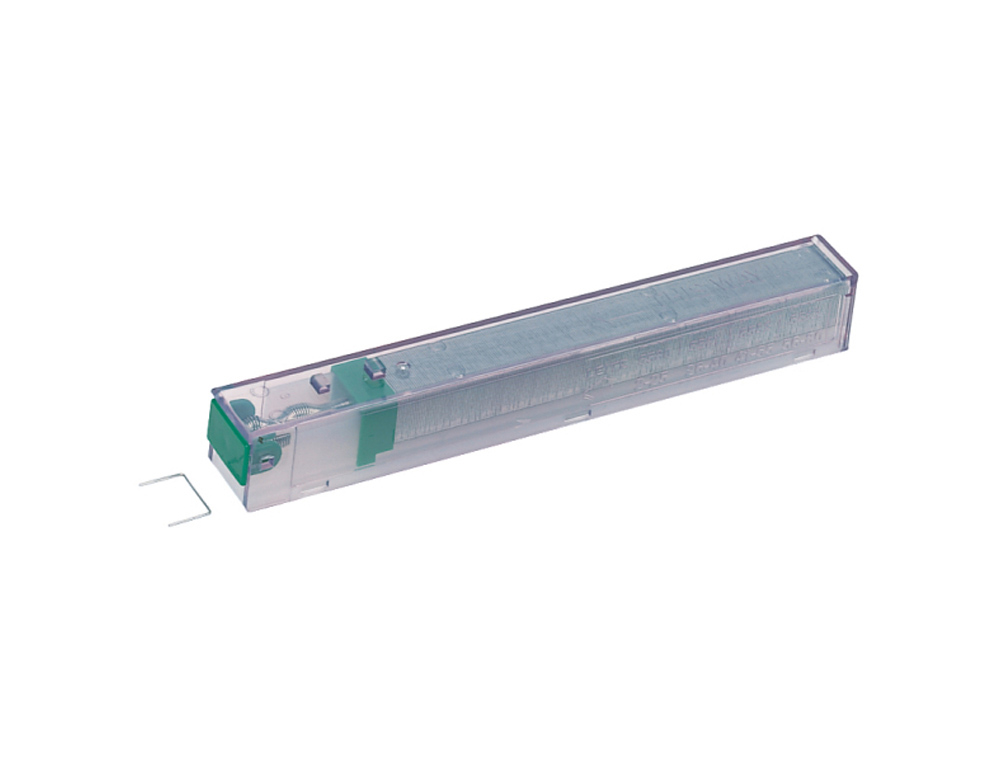 GRAPAS LEITZ K10 GALVANIZADAS VERDE CAJA DE 5 CARTUCHOS