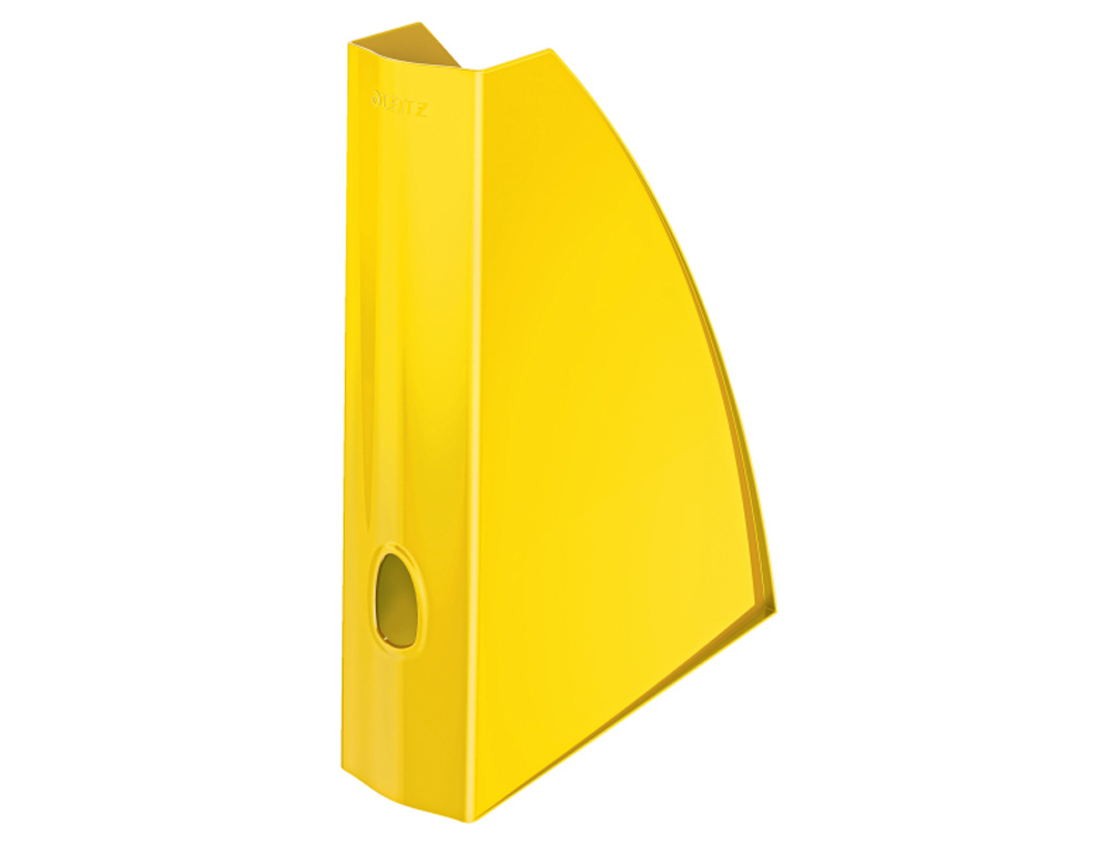 REVISTERO LEITZ WOW POLIESTIRENO AMARILLO 75X312X258 MM