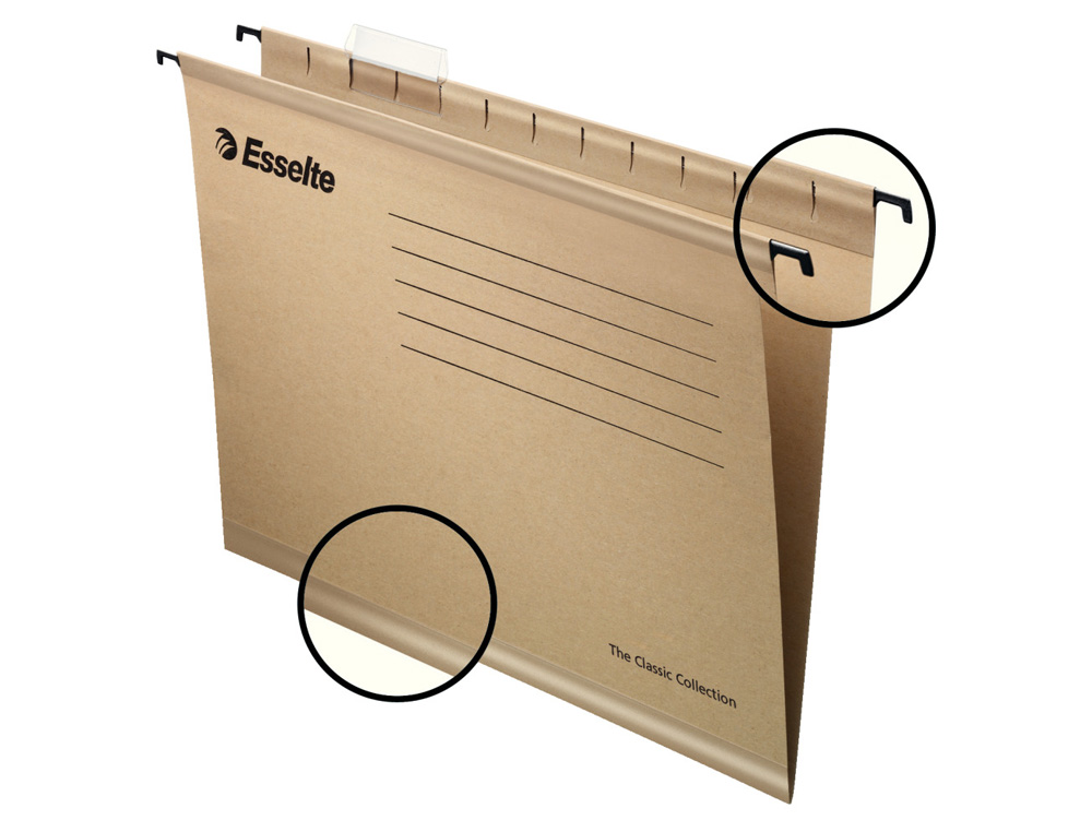 CARPETA COLGANTE ESSELTE PENDAFLEX KRAFT DIN A4 320X245X315 MM CAJA DE 50 UNIDADES