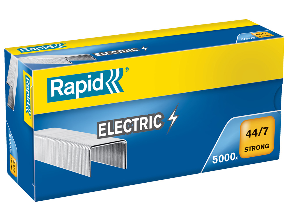GRAPAS RAPID N 44/7 GALVANIZADAS CAJA DE 5000 GRAPAS